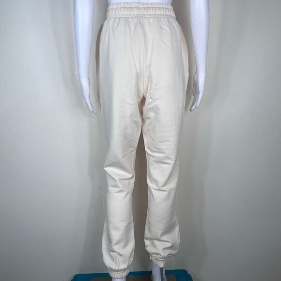 WeWoreWhat Solid Sweat Pants in Off White (S) - Picture 5 of 14